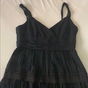 Black BCBG Dress with Lace Detail